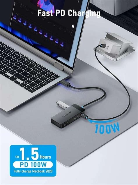 Lemorele USB C Hub Dual HDMI 2025 Upgrade Lemorele USB C Dock 2*HDMI ...