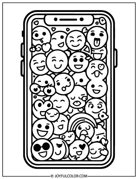 Phone Coloring Pages 的图像结果