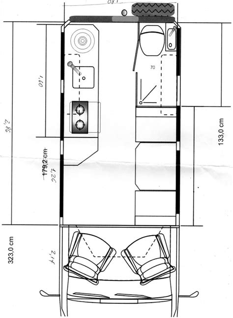 Motorhome Floor Plan in Ducato