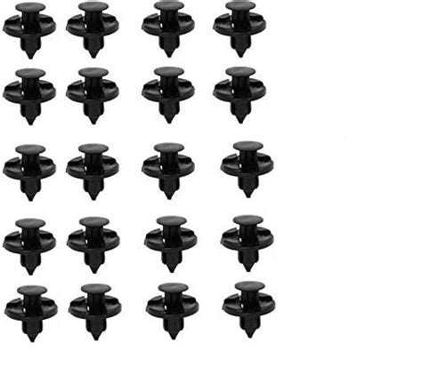 QELEC Hole Rivet Fastener Mud Flaps Bumper Fender Clips for Cars (8 mm ...