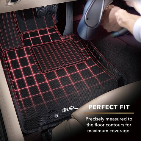3D MAXpider Floor Mats Acura MDX (14-20) -Weather Kagu Series Black