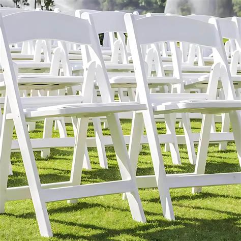 White Folding Chair Rental | Flower Wall Rentals