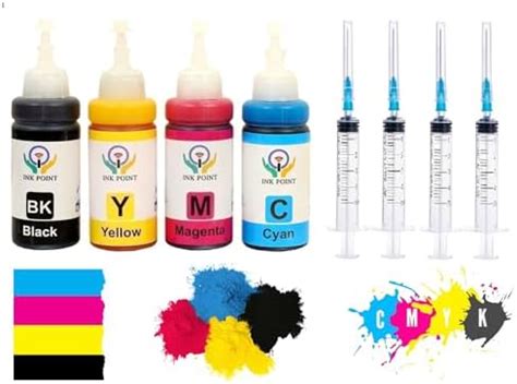 VERENA Refill Kit Compatible for Canon Pixma E470, E470, E477, E400 ...