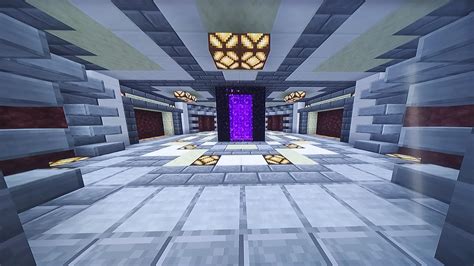 Hi, I come to show you my Nether Hub design that I made this afternoon ...