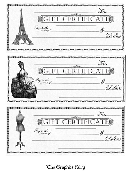 Free Printable Gift Certificates 的图像结果