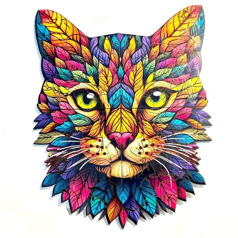 Buy MetClap cat Jigsaw Puzzle for Kids – Fun & Engaging 52-Piece for ...