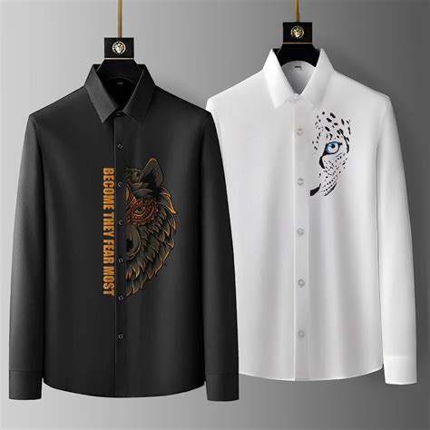 Luxury Design printed Cotton Shirts – MEN IN CROWN