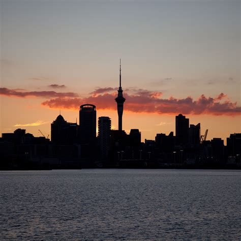 Download wallpaper 3415x3415 buildings, towers, silhouettes, sea, city ...