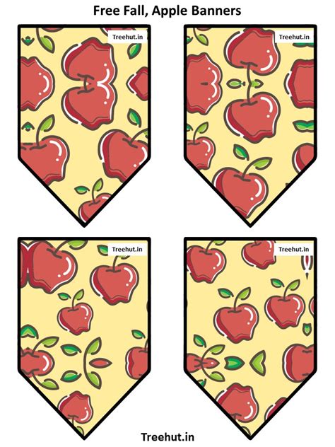 Free Fall, Apple Bulletin Board Decorations and Craft Printables #187