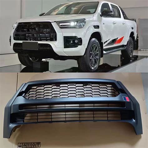 Buy Dciustfhe Car Front Grille Bumper, for Toyota Hilux Revo Rocco GR ...