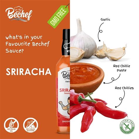 Buy Bechef Sriracha Sauce Online | Classic Hot Sauce - Bechef – Bechef ...