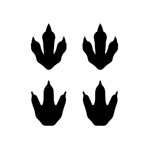 Dinosaur Tracks Clip Art 29 Dinosaur Footprints High Res Illustrations