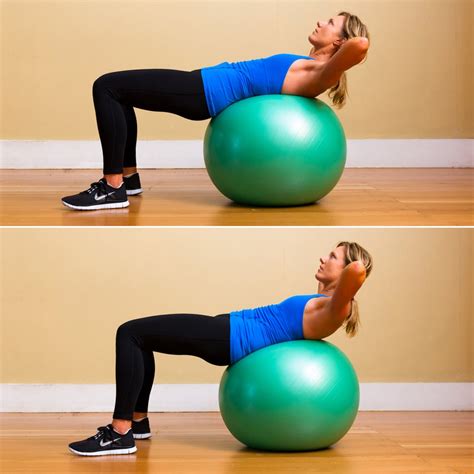 Exercise Ball Crunch