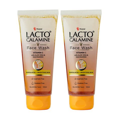 Buy Lacto Calamine Vitamin C face wash with Aloe Vera & Niacinamide for ...