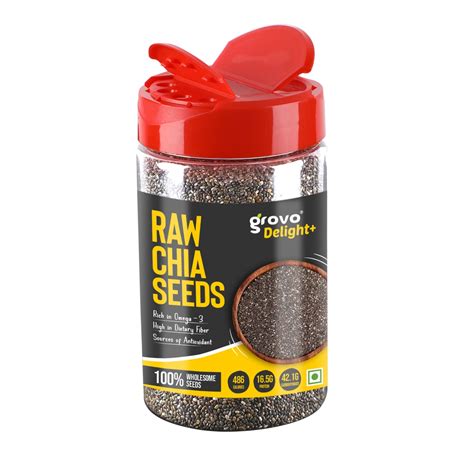 Grovo Delight+ Raw Chia Seeds 200g – Grovo Foods