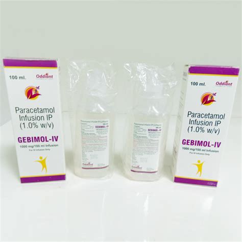 GEBIMOL-IV Infusion Oddiant Formulations