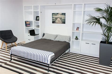 How To Layout A Builtin Queen Bed Against The Wall For Maximum Space