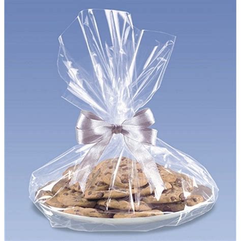 Clear Cellophane Cookie Tray Bags - 16iin. x 18in. - 6 Pack (37805.86 ...
