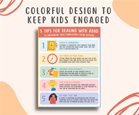 5 ADHD Coping Tips for Teens Handout – MindSpace