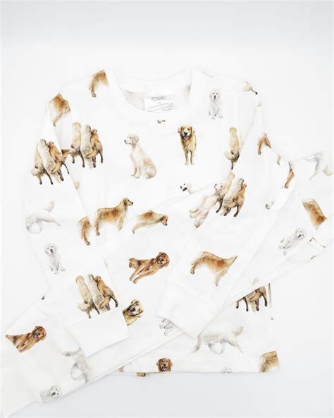 Golden RetrieGolden Retriever Kids Pajamas - Soft & Comfy Dog Print ...
