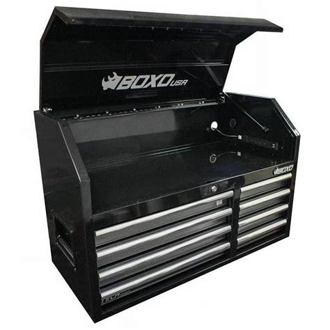 Boxo Tools BOXBC411081-BK 41 in. Tech Series 8-Drawer Top Chest Tool Box, Gloss Black - Walmart.com