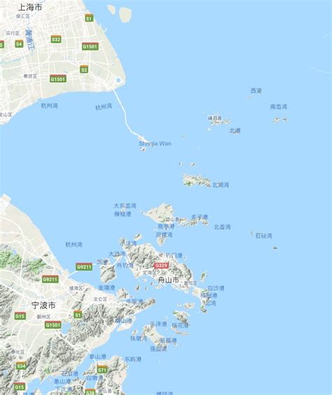 舟山市高清地图，浙江陆地面积最小地级市-搜狐大视野-搜狐新闻