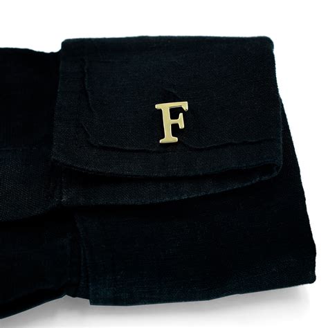 Letter F Initial Cufflinks – OnetabyDSG