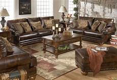 Furniture Leather Living Room Sets by Traditional Brown Bonded Leather Sofa Loveseat Living Room Furniture Leather Living Room Sets
