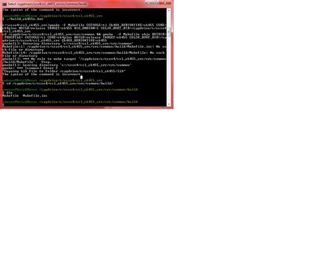problem building TMS320C6455 CSL(chip support library) - Processors ...