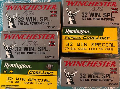 .32 Winchester Special Ammo
