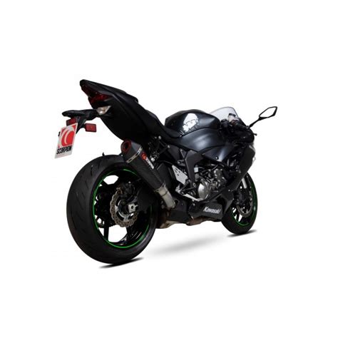 Scorpion Serket Taper Slip-on Carbon Fibre For Kawasaki Ninja Zx-6r ...