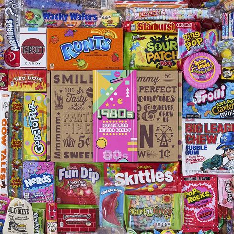 Amazon.com : VINTAGE CANDY CO. 1980's RETRO CANDY GIFT BOX - 80s ...