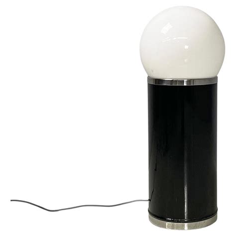 Italian modern Floor lamp in opaline glass metal plastic by Gino ...