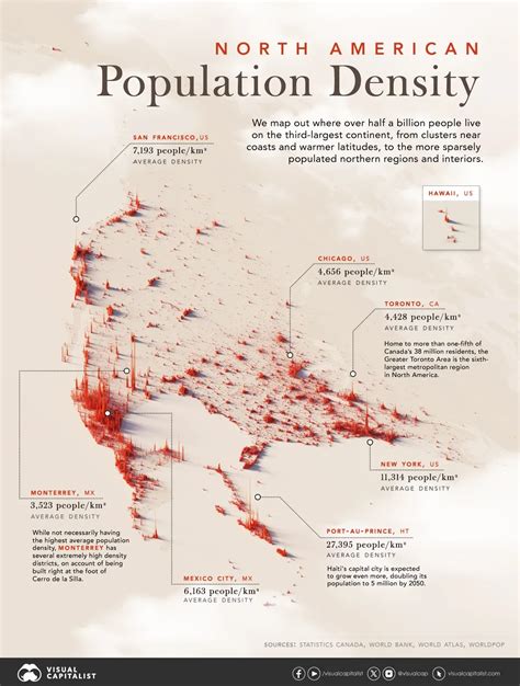 Usa Population Density Map