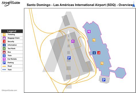 Santo Domingo - Las Américas International (SDQ) Airport Terminal Maps ...