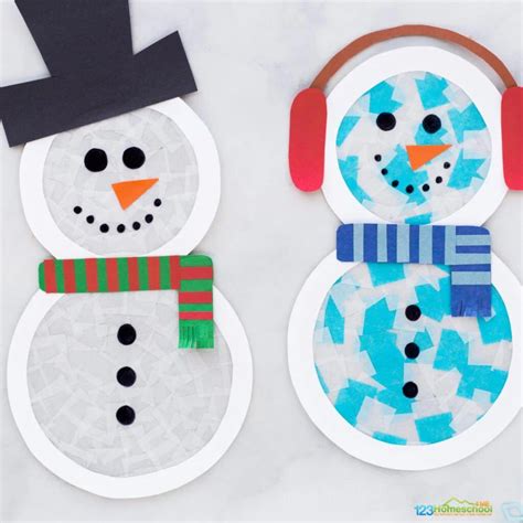 20+ Easy Snowman Crafts for Preschool - Toddler Approved
