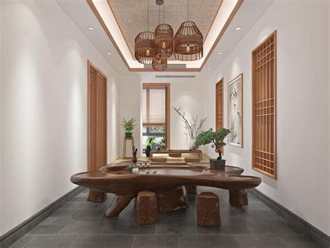 成都新中式禅意茶室设计 | 浓缩东方含蓄之美_辰景建筑设计-站酷ZCOOL