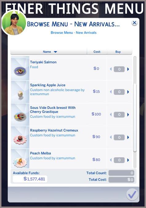 Functional Fine Dining Menu – icemunmun