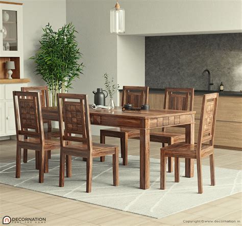 6 Seater Dining Table Sets - Decornation