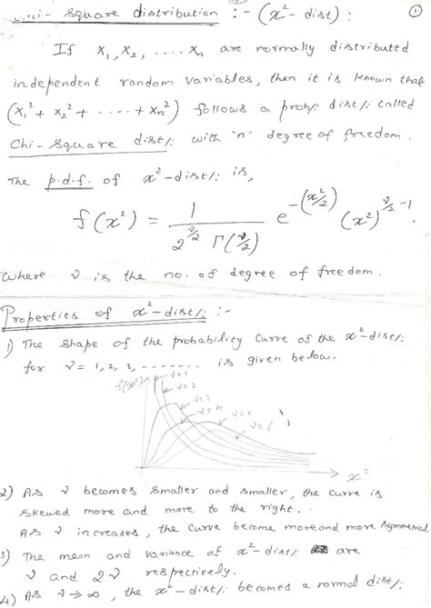 Chi-Square test - full notes - Discrete Mathematics - Studocu