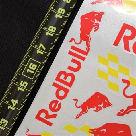 Red Bull Stickers Graphics Decal Sheet - 15PC | Ubuy India