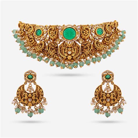 Shop Choker Necklace Sets Online | Choker Necklace Designs