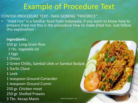 Kelompok 3 procedure b.inggris dalam bahasa inggris | PPTX