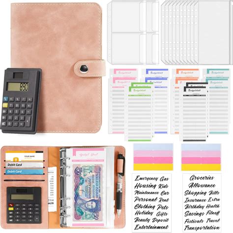100 Envelope Challenge Binder, Budget Binder with Cash Envelopes, Easy ...