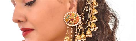 Handicraft Kottage Elegant Designer Dangler Hanging Fancy Earring ...