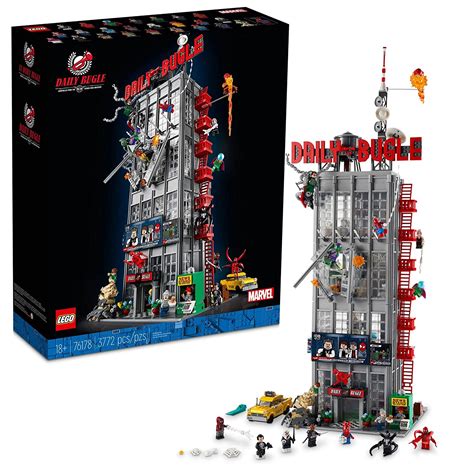 Lego Marvel Spider-Man Daily Bugle 76178 Building Kit; Collectible ...