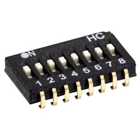 DIP switch - D15AJ - PTR HARTMANN GmbH - SPST / surface-mount