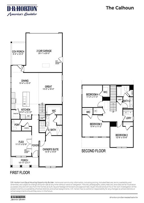 Floor Plan in Percy Cove | Antioch, TN | D.R. Horton