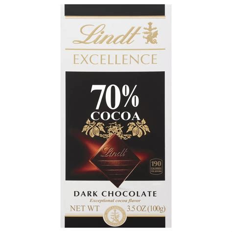 Lindt Excellence 70% Cocoa Dark Chocolate Bar - Shop Candy at H-E-B