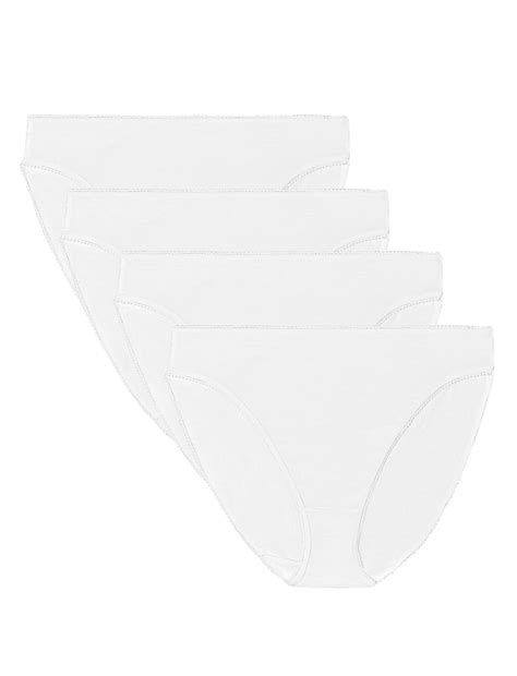 Buy 4pk Pure Cotton High Leg Knickers at Marks & Spencer